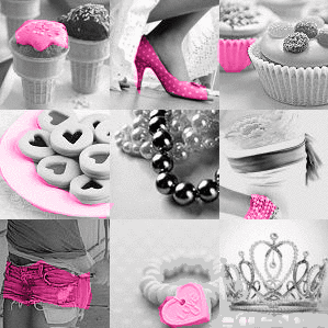 girly pink