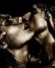 kiss black background