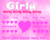 Girly pink