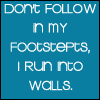 footsteps