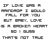 if love was a raindrop
