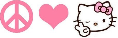 PEACE.LOVE.HELLO KITTY