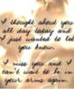 can't wait to be in your arms again