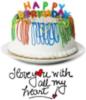 Happy B-day. i love you with all my heart