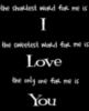 I LOVE YOU