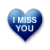miss you animated heart