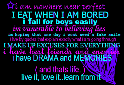 drama and memories about me
