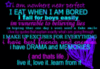 drama and memories about me