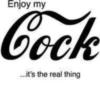 enjoy my cock it's the real thing