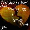 broken hearts, everything i know about breaking hearts i learned from you