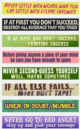 Random sayings