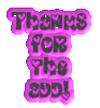 thanks for the add, glitter text