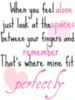 perfectly