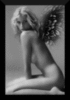 sexy girl with glitter wings