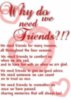 why do we need friends???