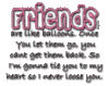 friends r like bollons
