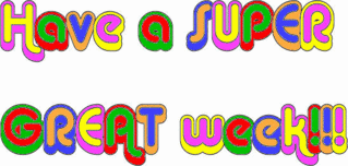 Have a super great week!