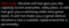 WARNING