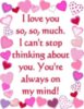 I love you so, so , much