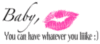 WHATEVER U LIKE