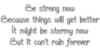 Be Strong