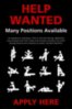 many positions available
