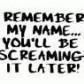 Remember My Name