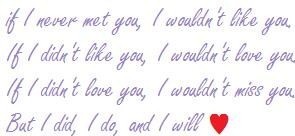 I did, I do, and I will