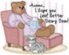 AWWW- I HOPE YOU FEEL BETTER BEARY SOON!