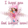I hope you feel better soon!