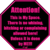 attention! this is my space 