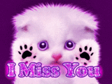 I miss you