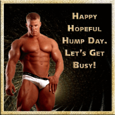 men Happy hump Day