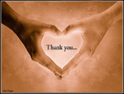 Thank you... hands, heart