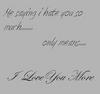 I Love You More