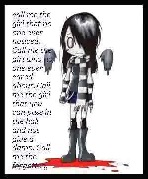 Call Me The Girl That No One Ever Noticed