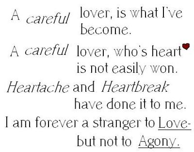 Careful Lover