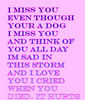 It Hurts Miss You