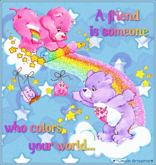 A Friend Is Someone Who Colors Your World