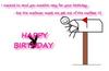 Happy Birthday Via Mailbox