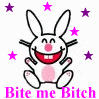 Happy Bunny Bite Me Bitch