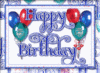 Happy birthday baloons