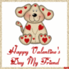 Puppy with Happy Valentine's D..
