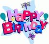 Happy Birthday