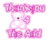 thankyou 4 the add
