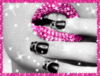 Glitter lips