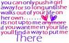 If you want me 