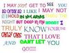 Cant let you go