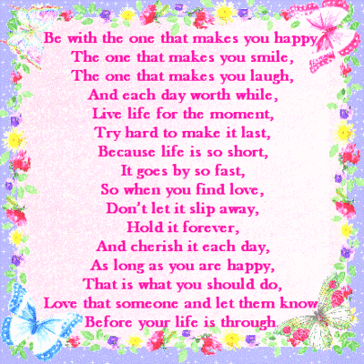 Love because life is so short