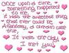I met you